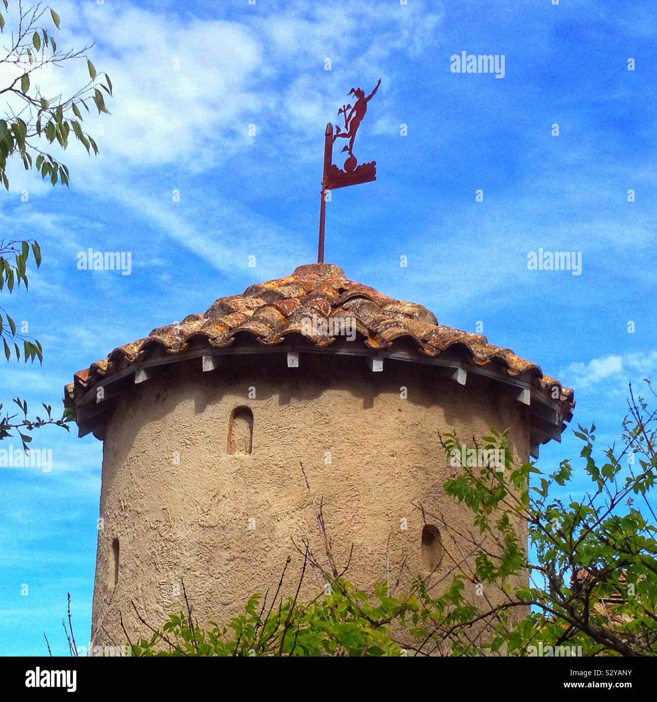 Maset, Lez nature reserve, Montpellier France - Smartphone Captured Stock Image