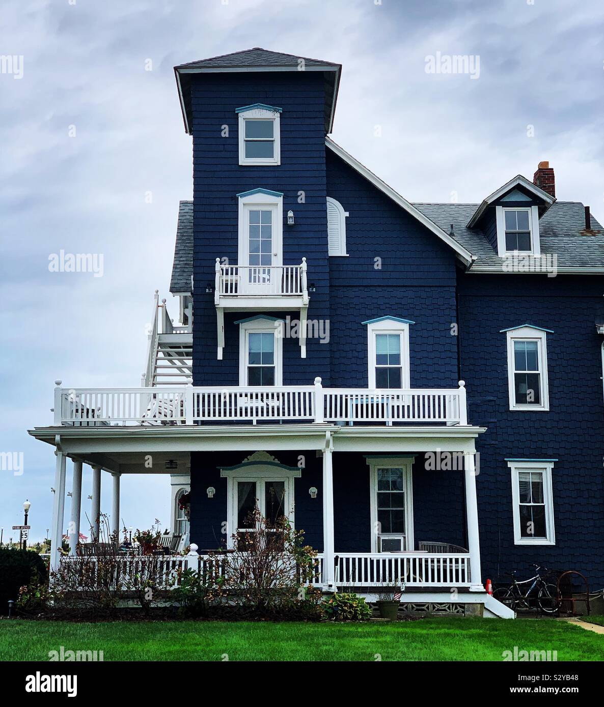 Windamer Guest House, Ocean Grove, Neptune Township, Monmouth County, New Jersey, United States - Smartphone Captured Stock Image