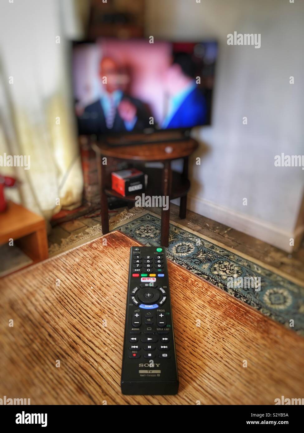 Sony tv remote hi-res stock photography and images - Alamy