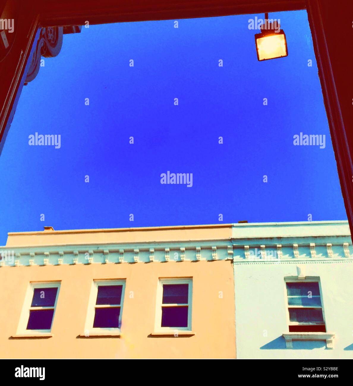 Buildings in Crystal Palace, South London. - Smartphone Captured Stock Image