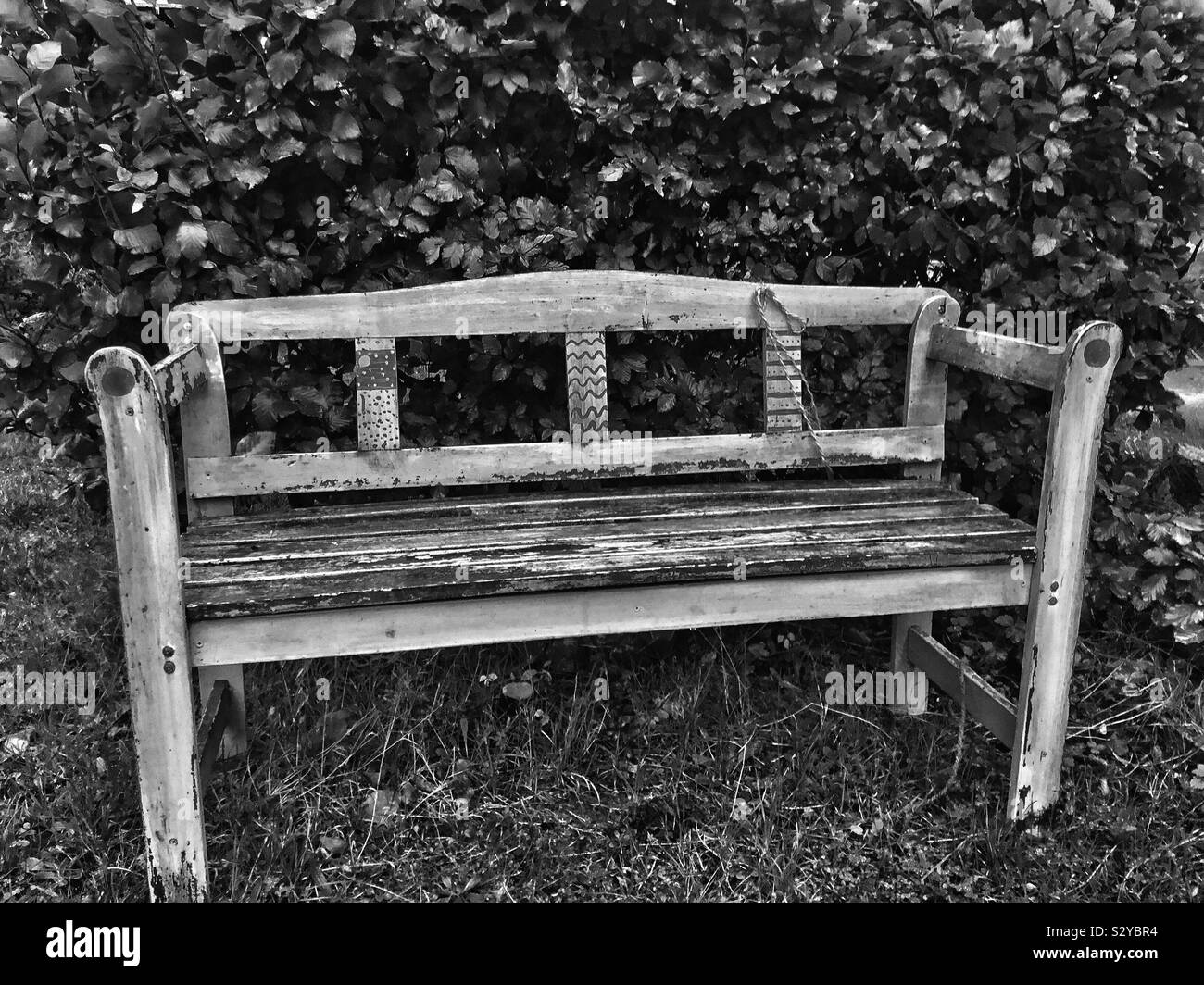 Solid Wood Garden Bench Stock Photos Solid Wood Garden Bench
