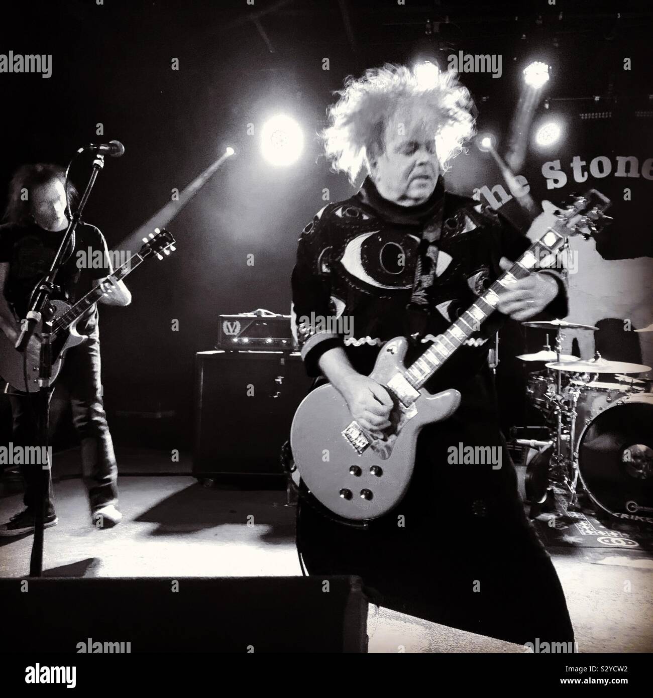 Melvins at the Stone Pony, Asbury Park, Monmouth County, New Jersey, United States. October, 2019. - Smartphone Captured Stock Image
