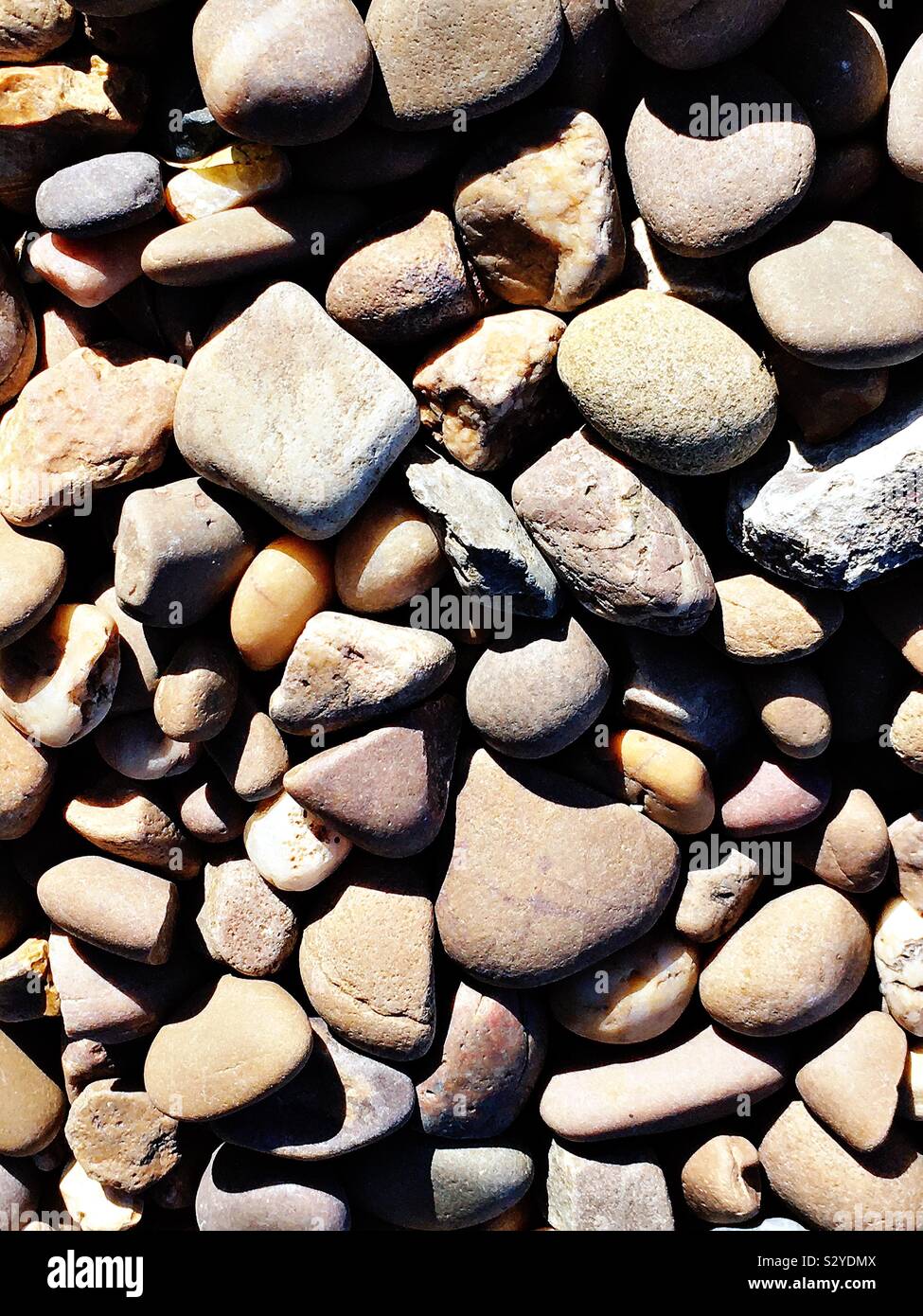 Brown pebbles hi-res stock photography and images - Alamy