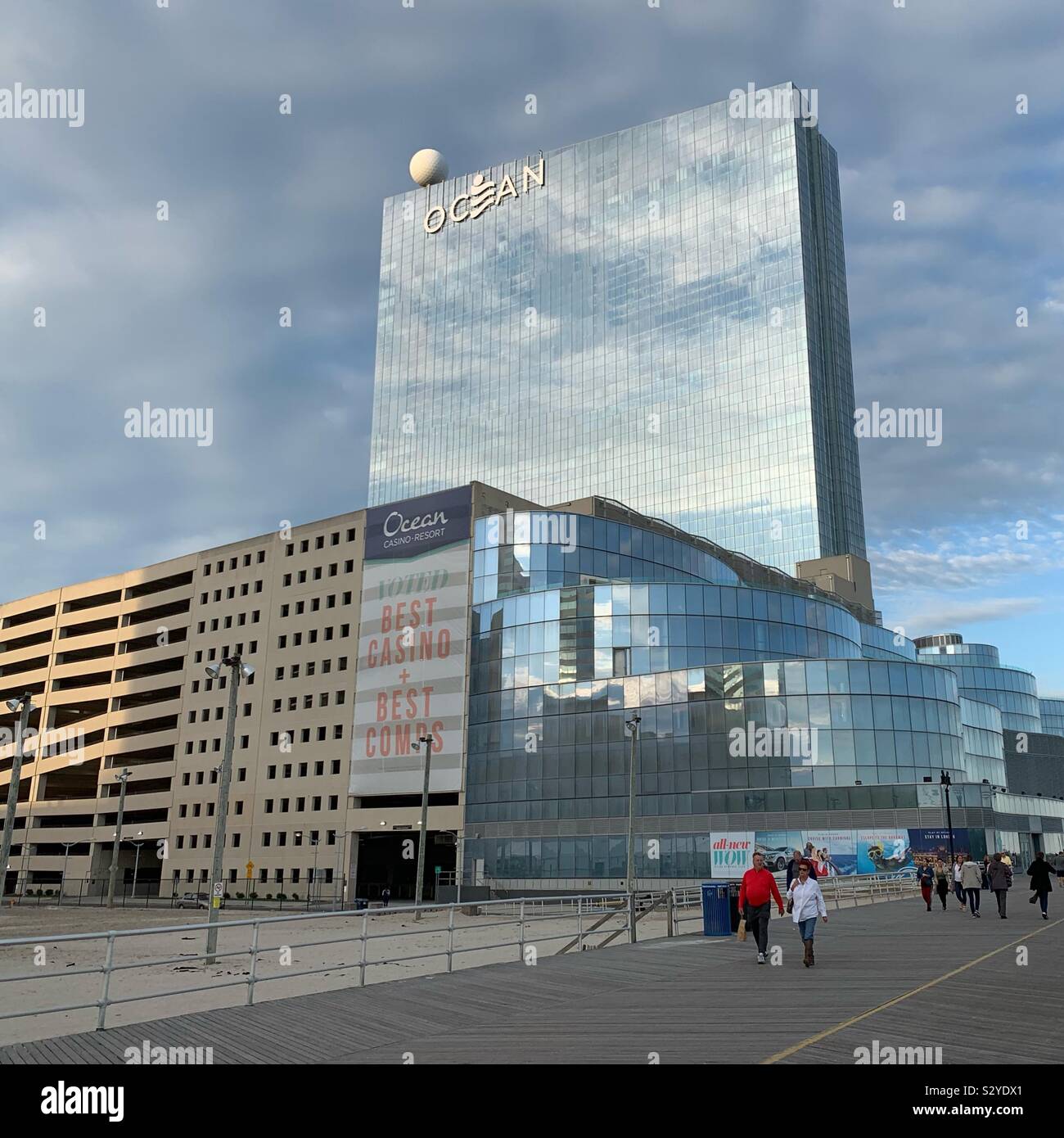 A view of Ocean Resort Casino from the Boardwalk, Atlantic City, New ...