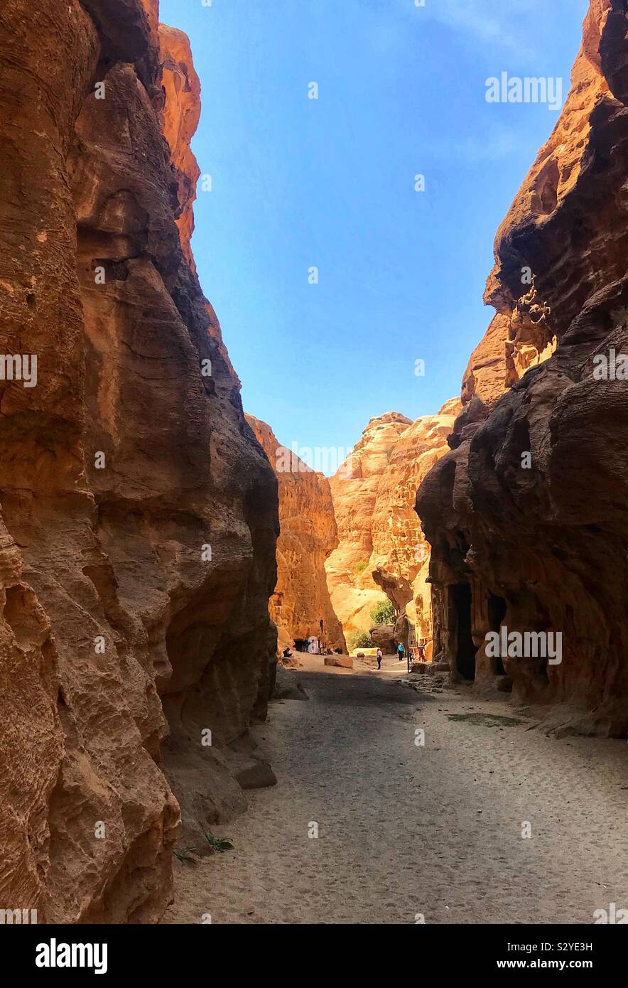 Little Petra. Jordan - Smartphone Captured Stock Image