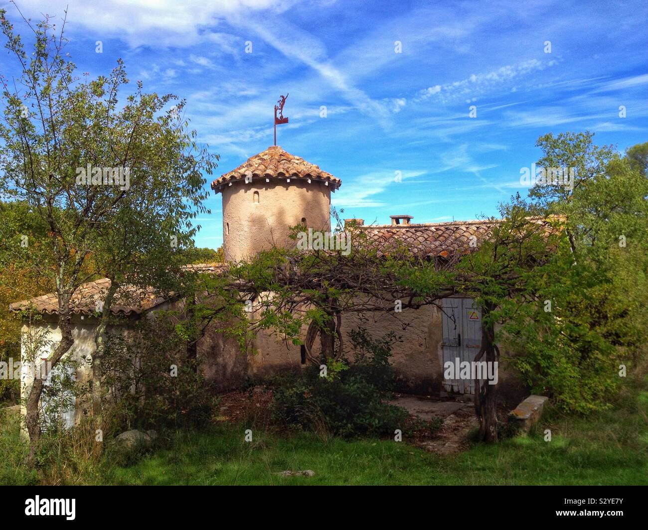 Maset, Lez nature reserve, Montpellier France - Smartphone Captured Stock Image