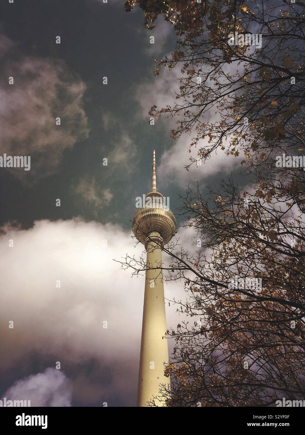 Tv Tower Berlin Germany Stock Photo
