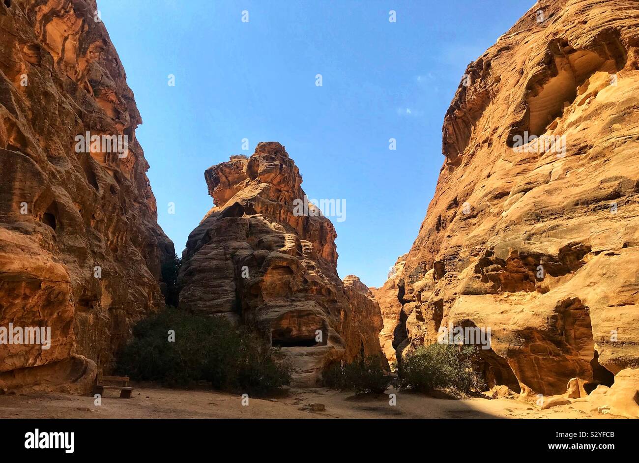 Little Petra Jordan - Smartphone Captured Stock Image