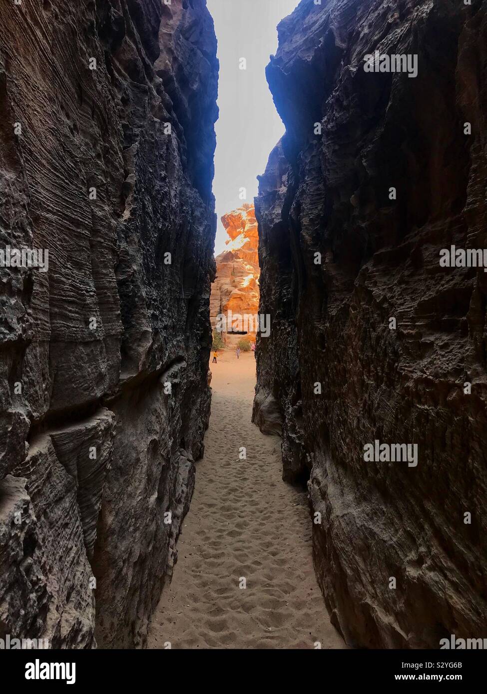 Little Petra Jordan - Smartphone Captured Stock Image