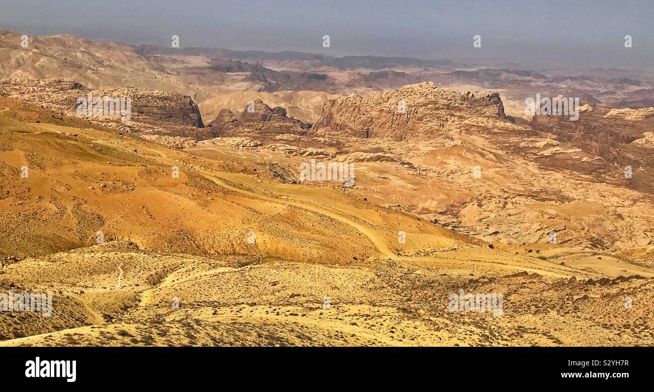Petra view point. Jordan - Smartphone Captured Stock Image