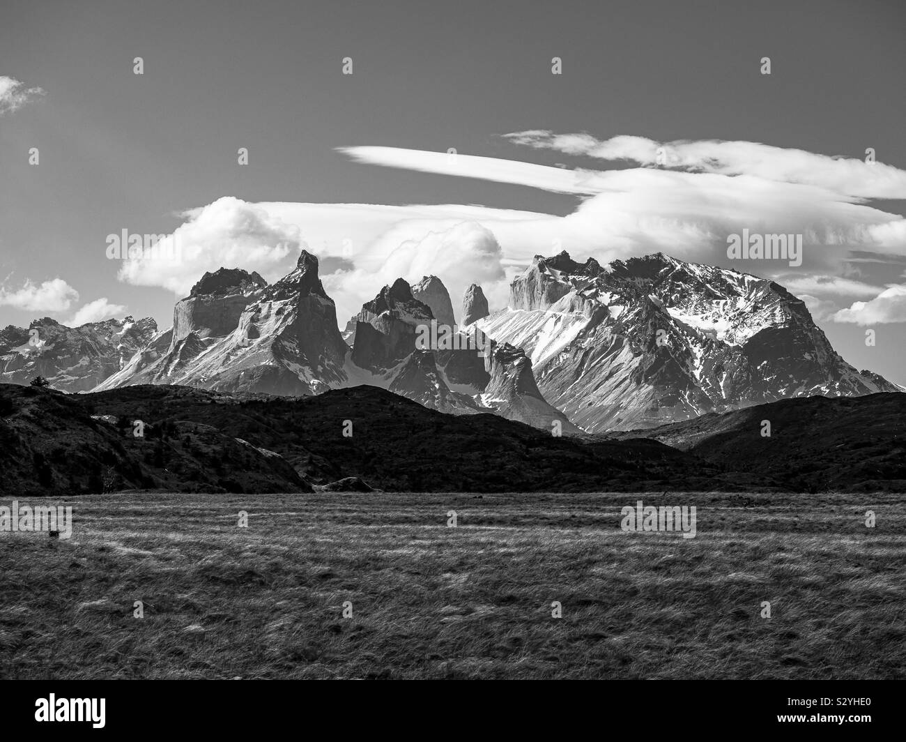 Torres Del Paine National Park Patagonia Chile Stock Photo