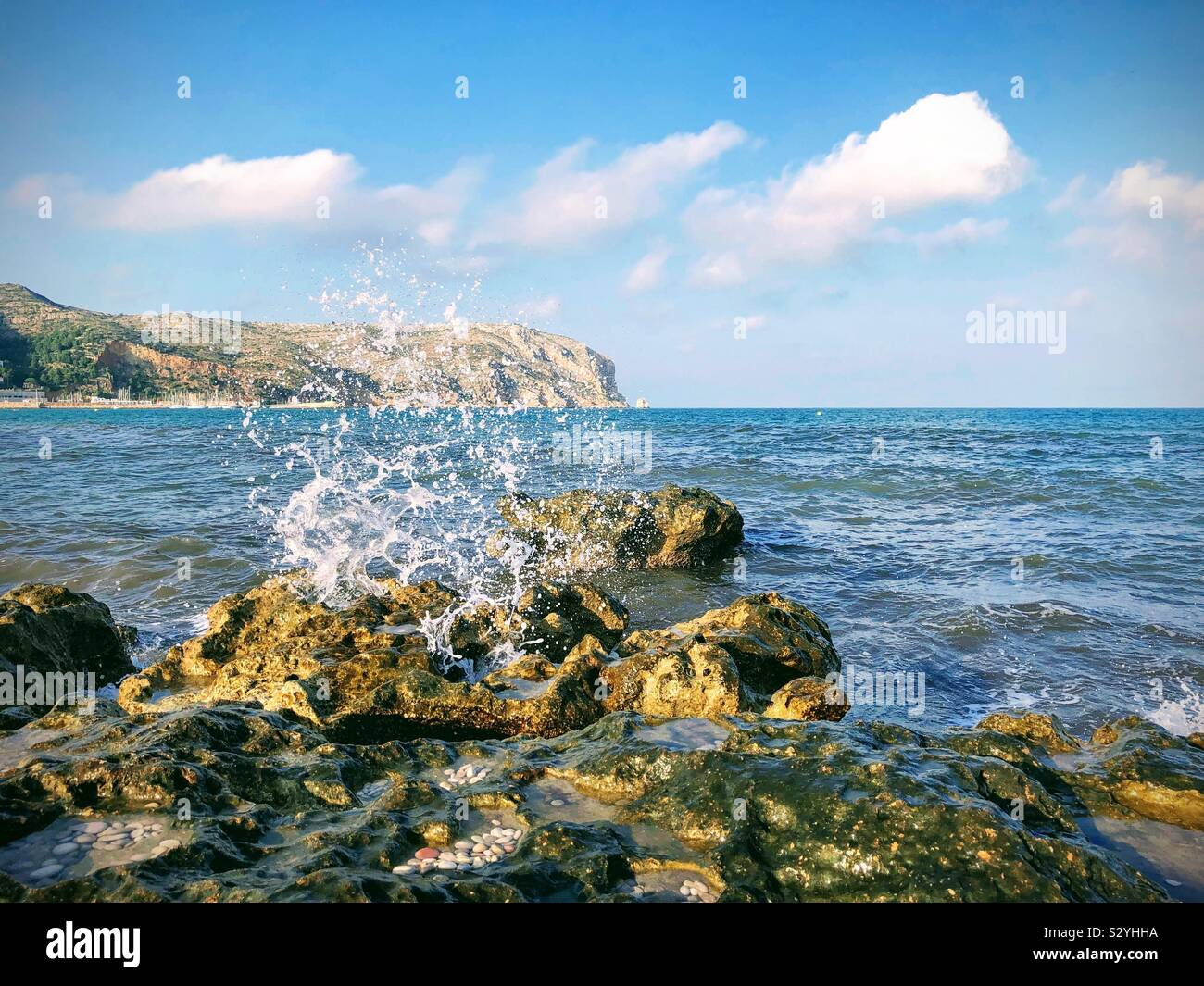 Coastal landscape near Javea, Spain Stock Photo