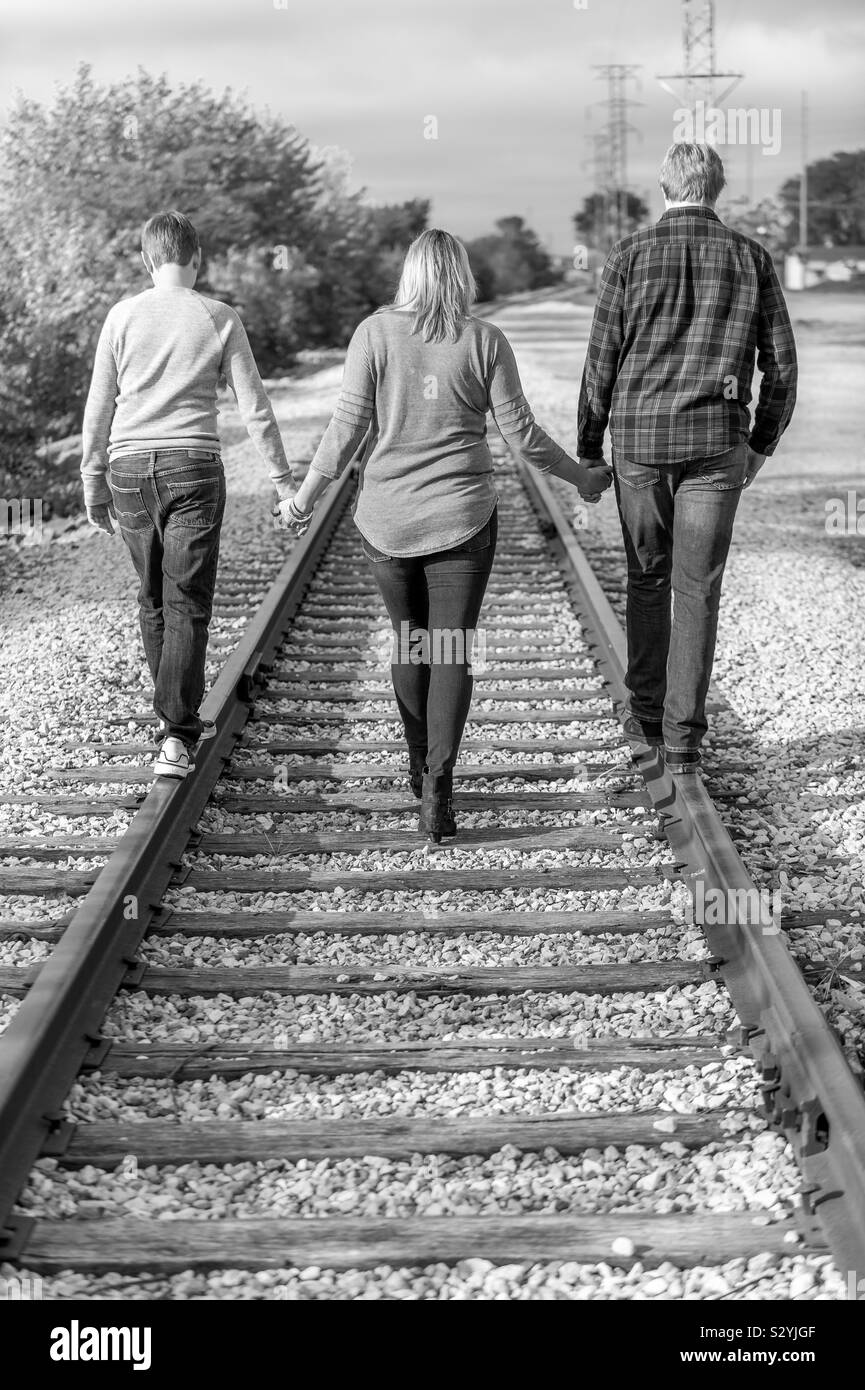 Close Family - Smartphone Captured Stock Image