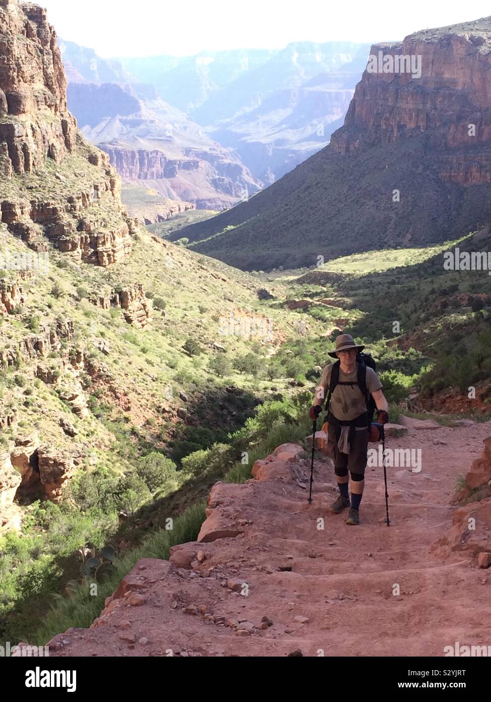 Bright Angel Trail, Grand Canyon National Park, Tom - Smartphone Captured Stock Image