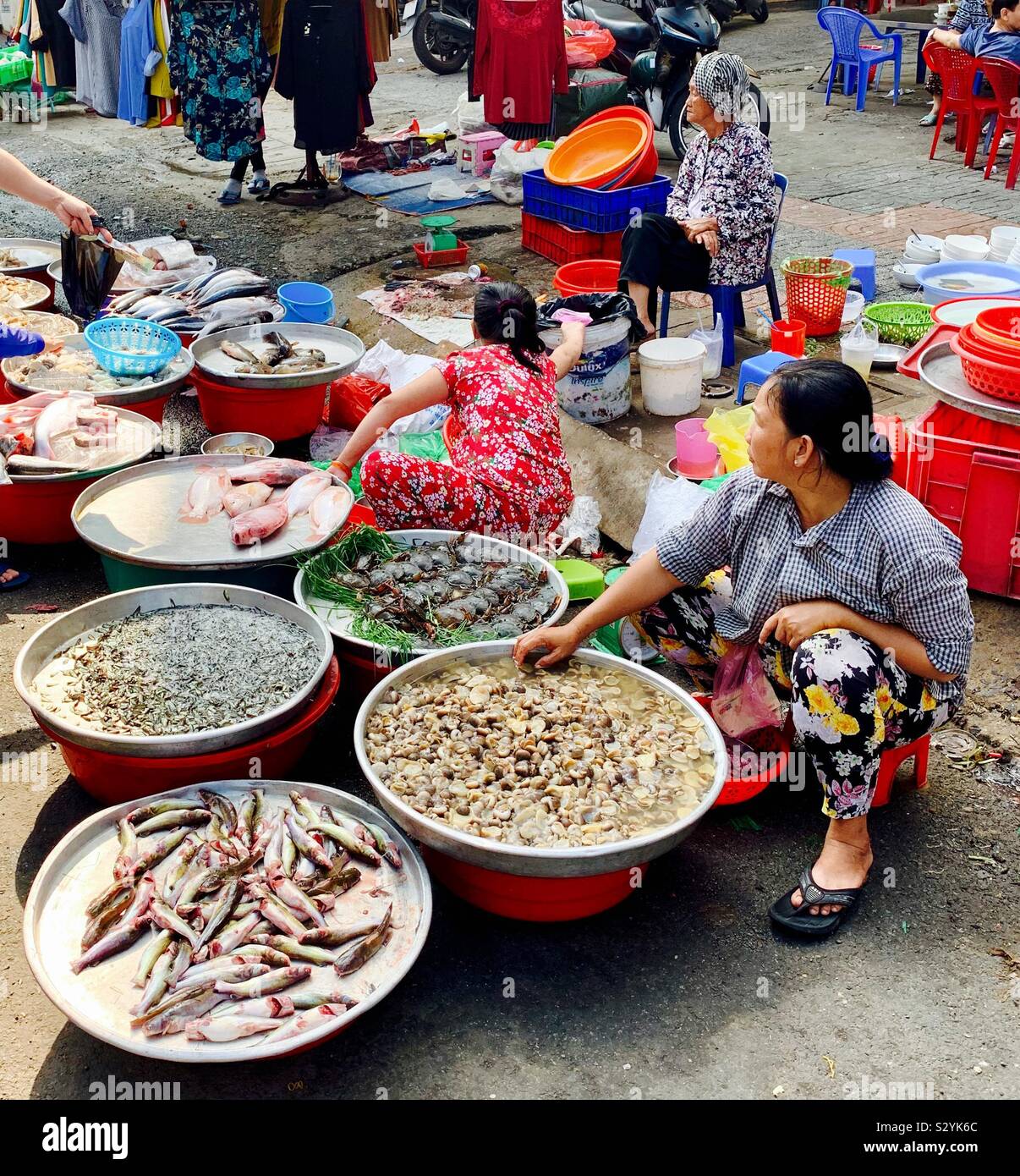 Vietnamese market Stock Photo