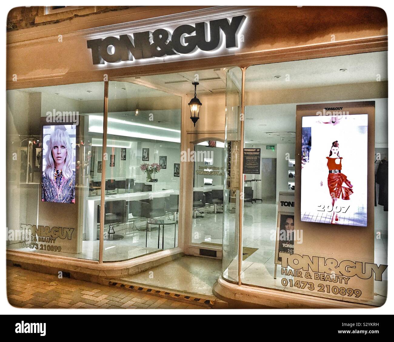 Toni&Guy hair salon Stock Photo - Alamy