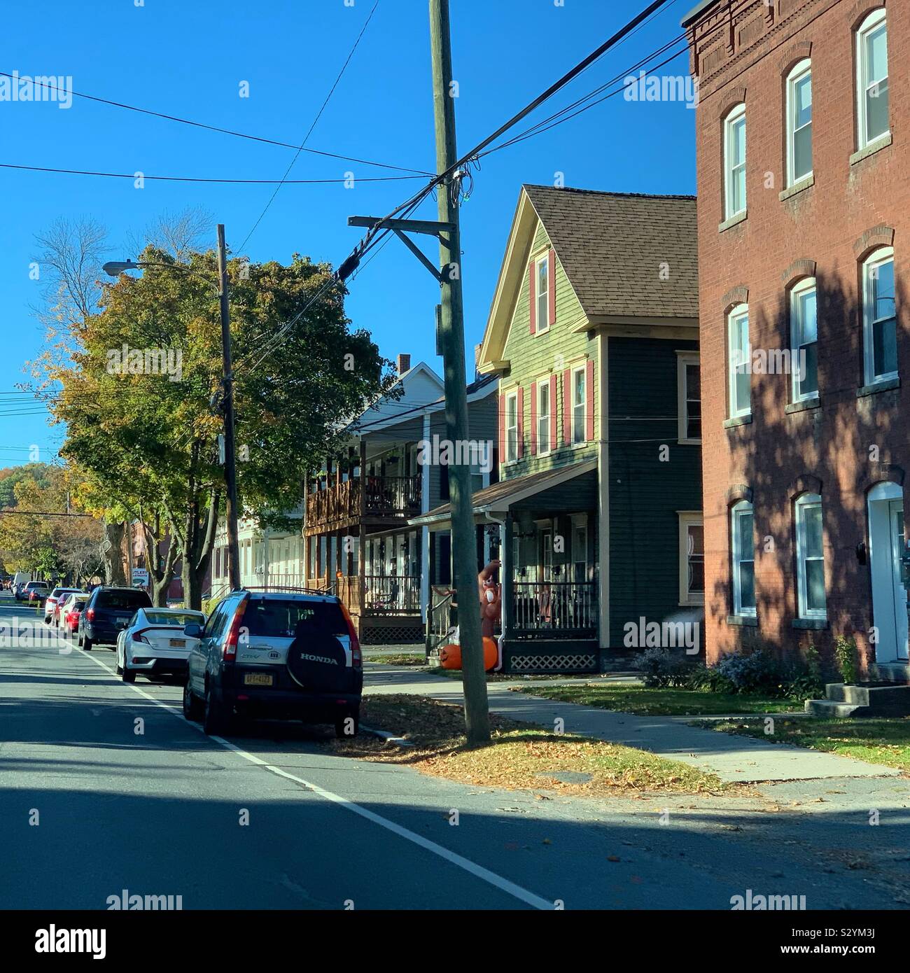 Turners Falls, Massachusetts, United States - Smartphone Captured Stock Image