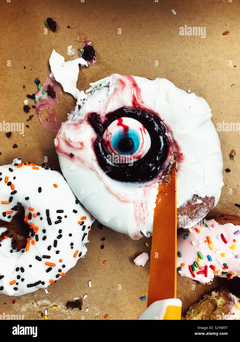 Halloween aftermath - Smartphone Captured Stock Image