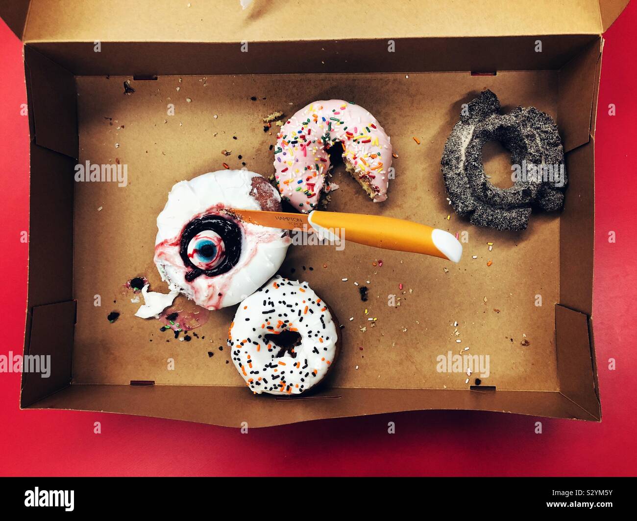 Halloween aftermath - Smartphone Captured Stock Image