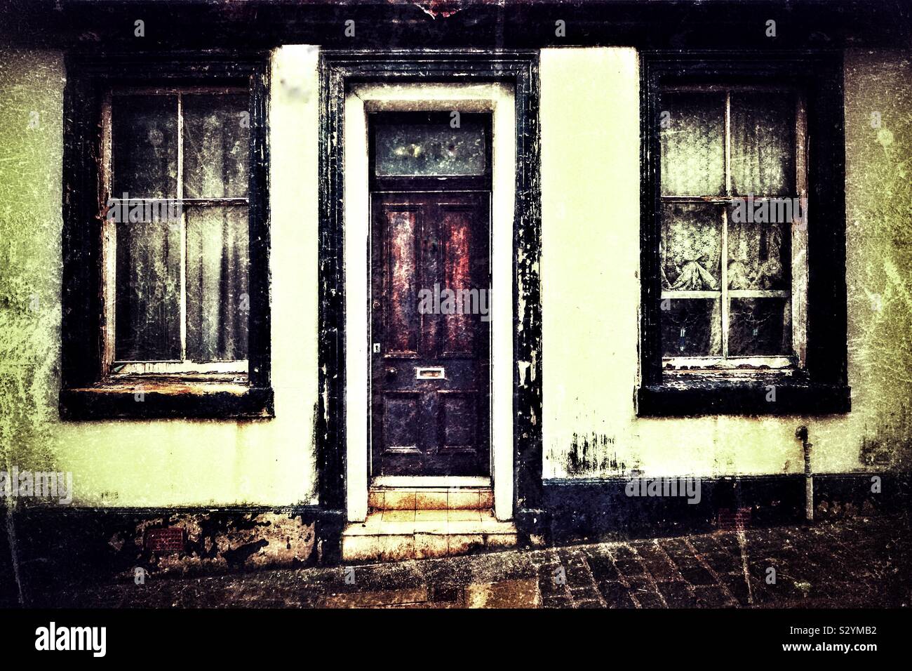 Old and abandoned house - Smartphone Captured Stock Image