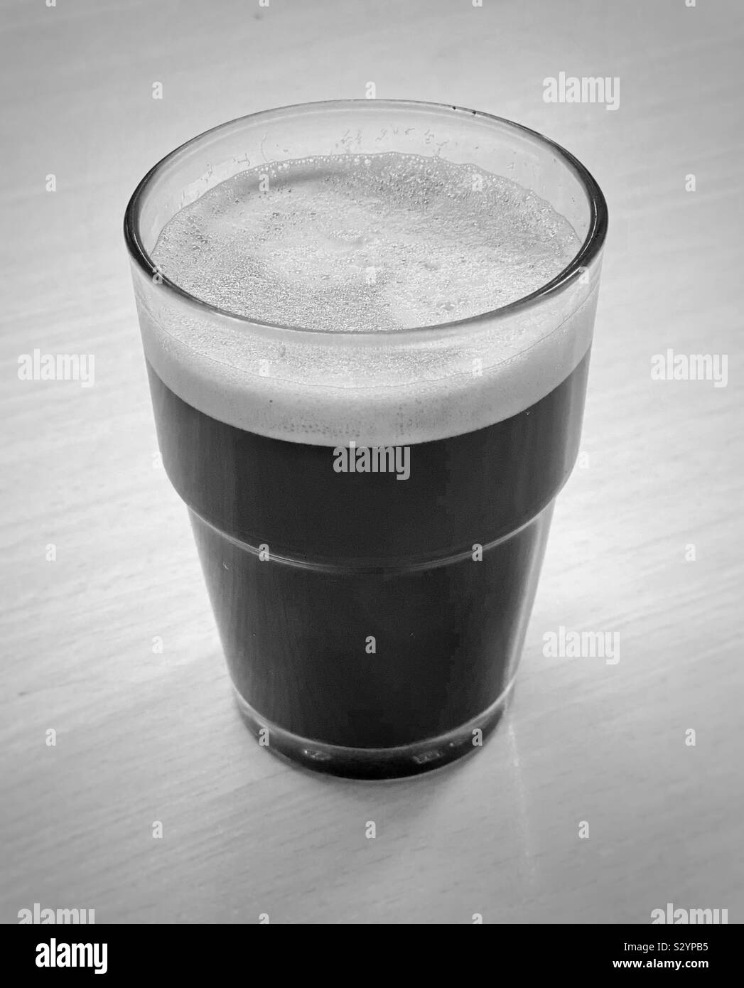 My morning is black and white until coffee appears... - Smartphone Captured Stock Image