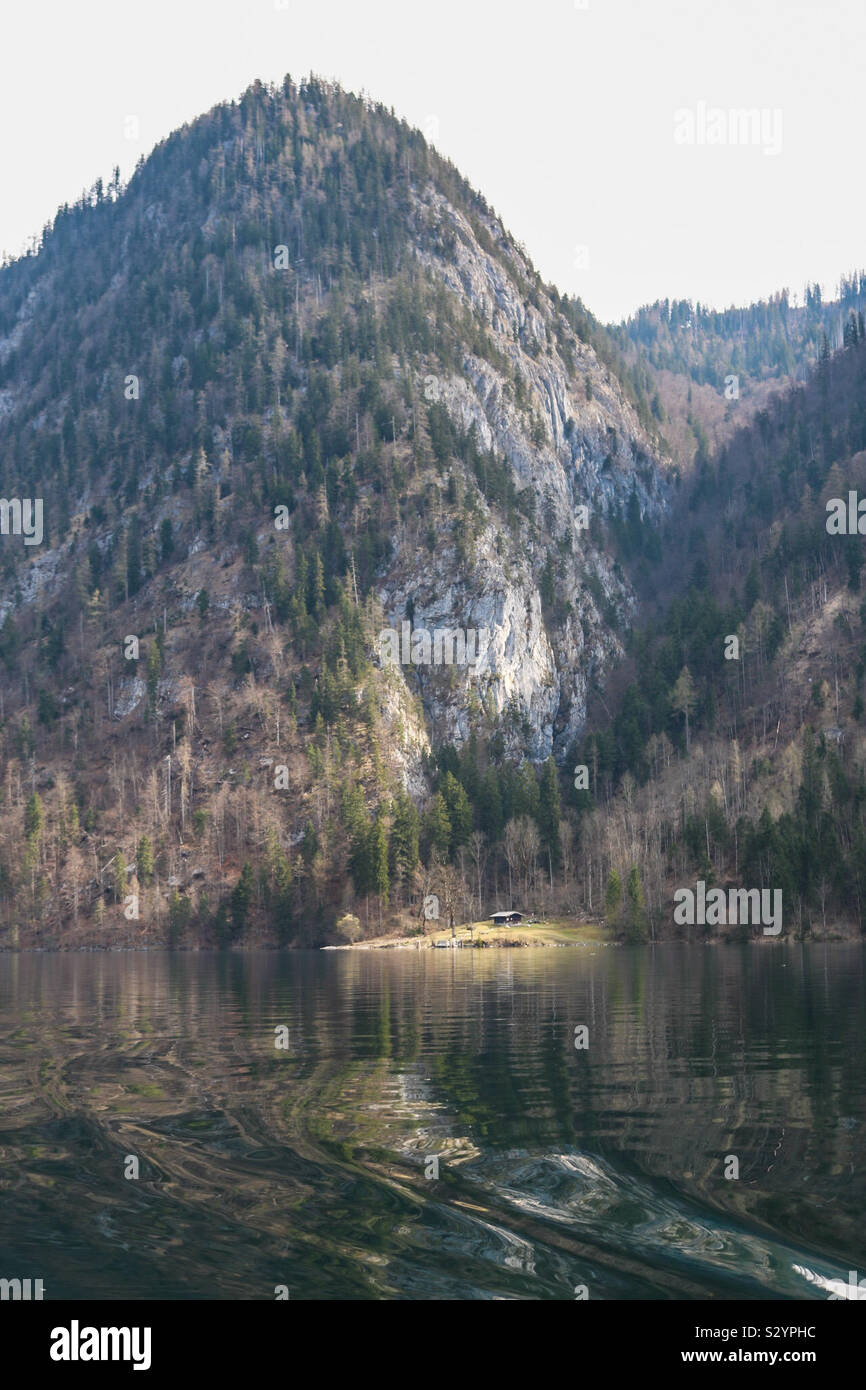 Austrian house in the alps Stock Photo Alamy