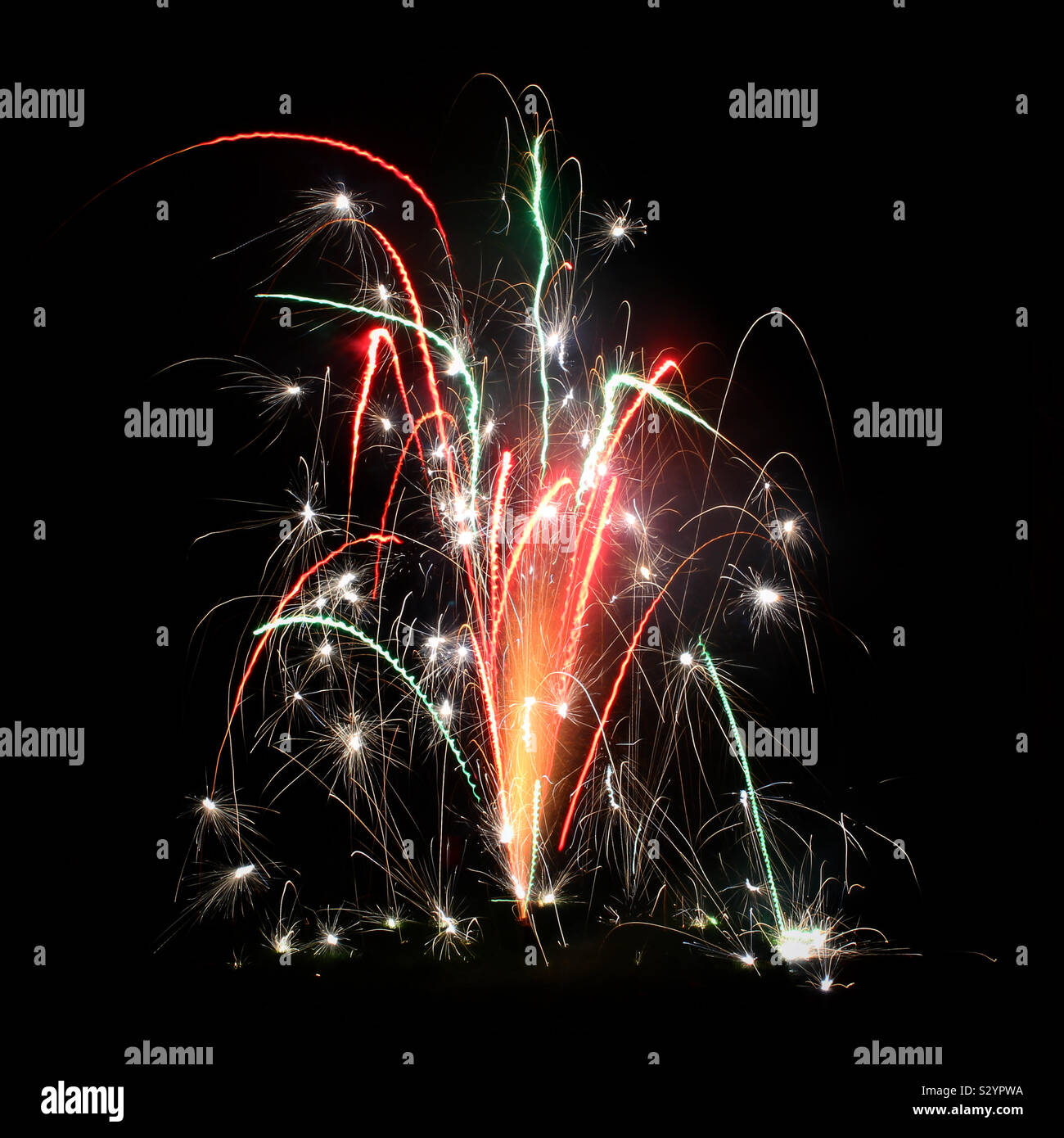 Fireworks night Stock Photo