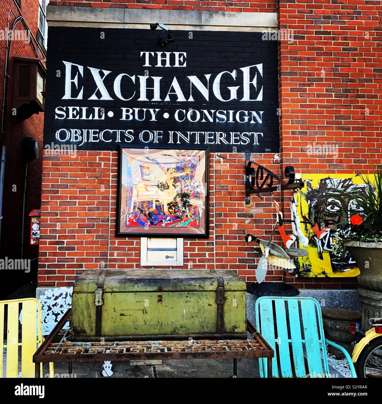 The Exchange, Plymouth, Massachusetts, United States - Smartphone Captured Stock Image