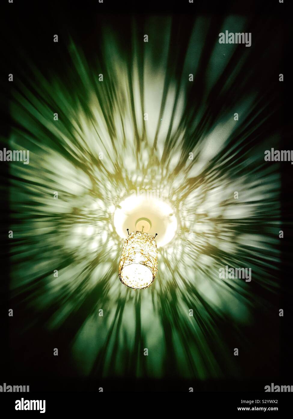 abstract-reflection-of-light-from-a-lampshade-stock-photo-alamy