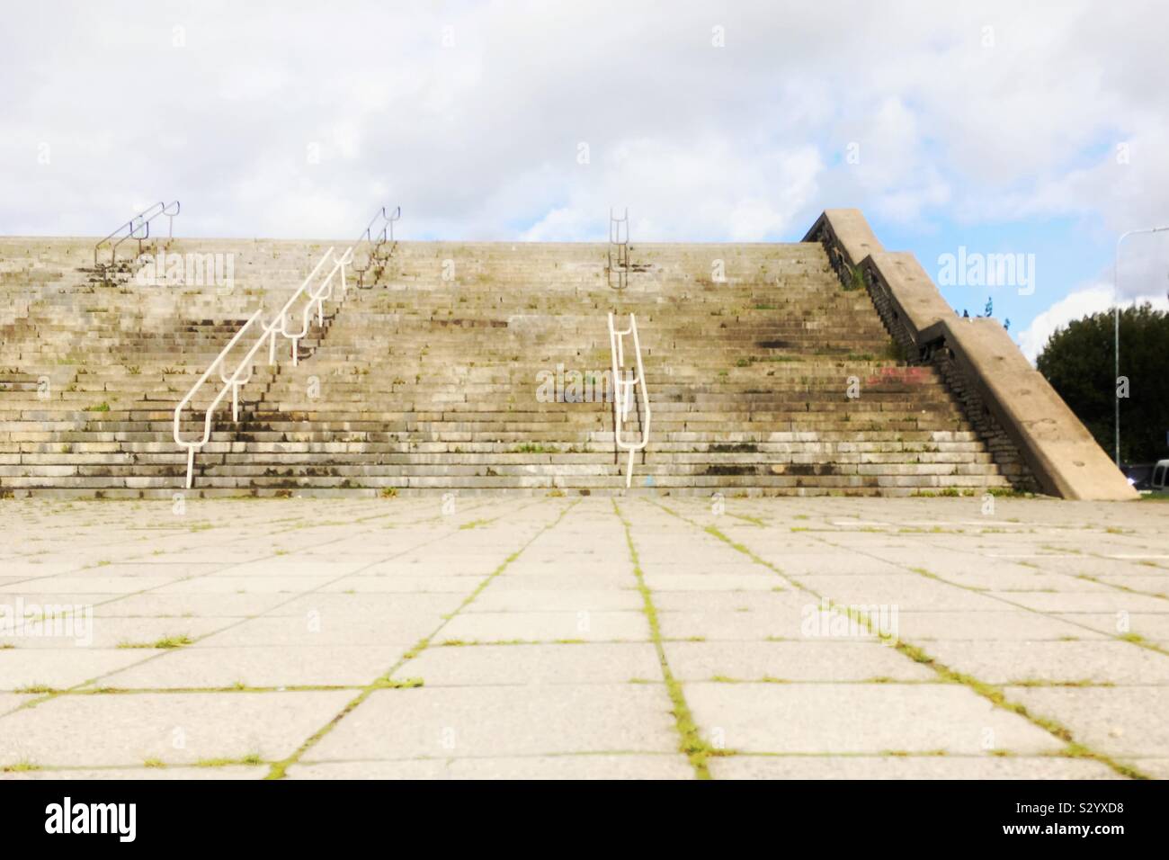 Linnahall Tallinna Linnahall, 'Tallinn City Hall' originally the V. I. Lenin Palace of Culture and Sports is a multi-purpose venue in Tallinn, Estonia - Smartphone Captured Stock Image