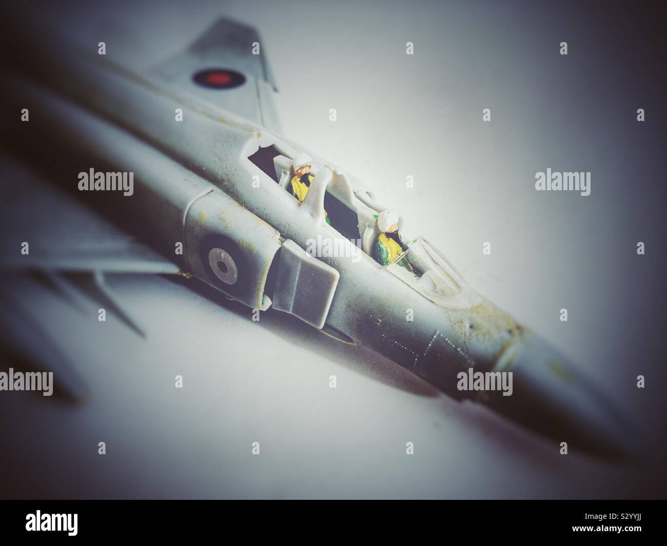 Airfix model aircraft - Smartphone Captured Stock Image