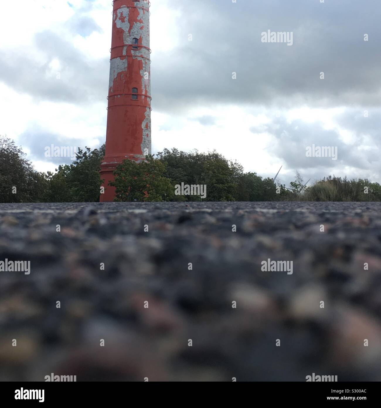 Pakri Lighthouse in Paldiski, Estonia - Smartphone Captured Stock Image