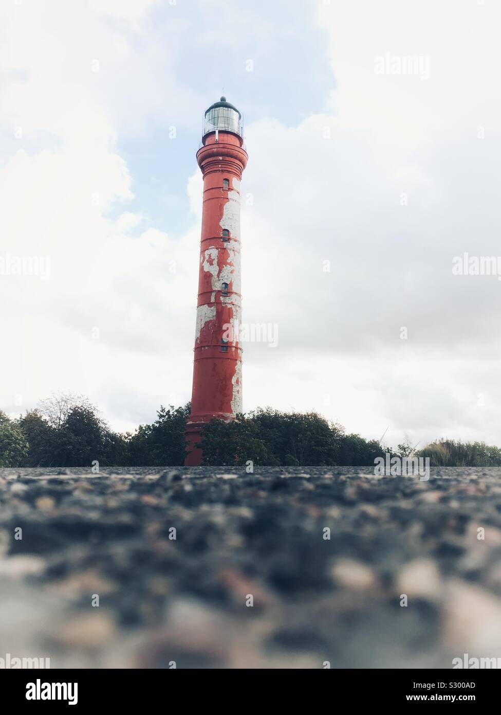 Pakri Lighthouse in Paldiski, Estonia - Smartphone Captured Stock Image