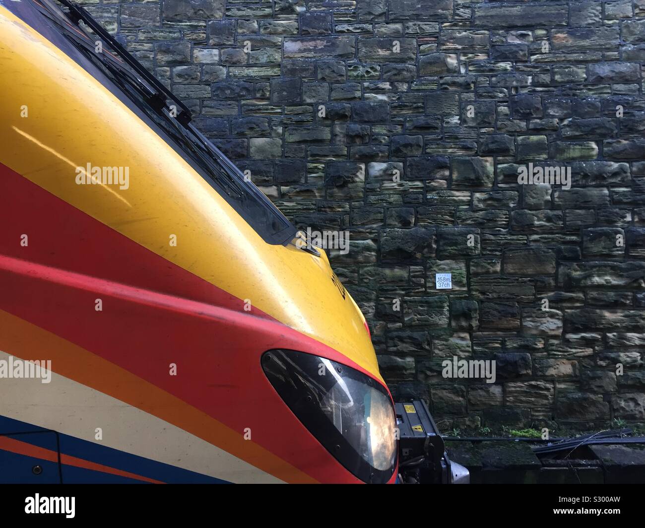 Resting train - Smartphone Captured Stock Image