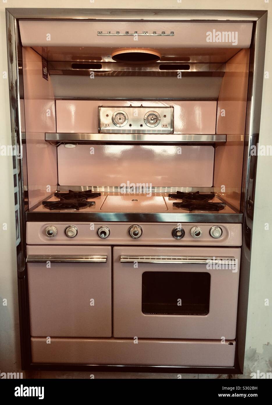 Vintage wedgewood range - PINK - Smartphone Captured Stock Image