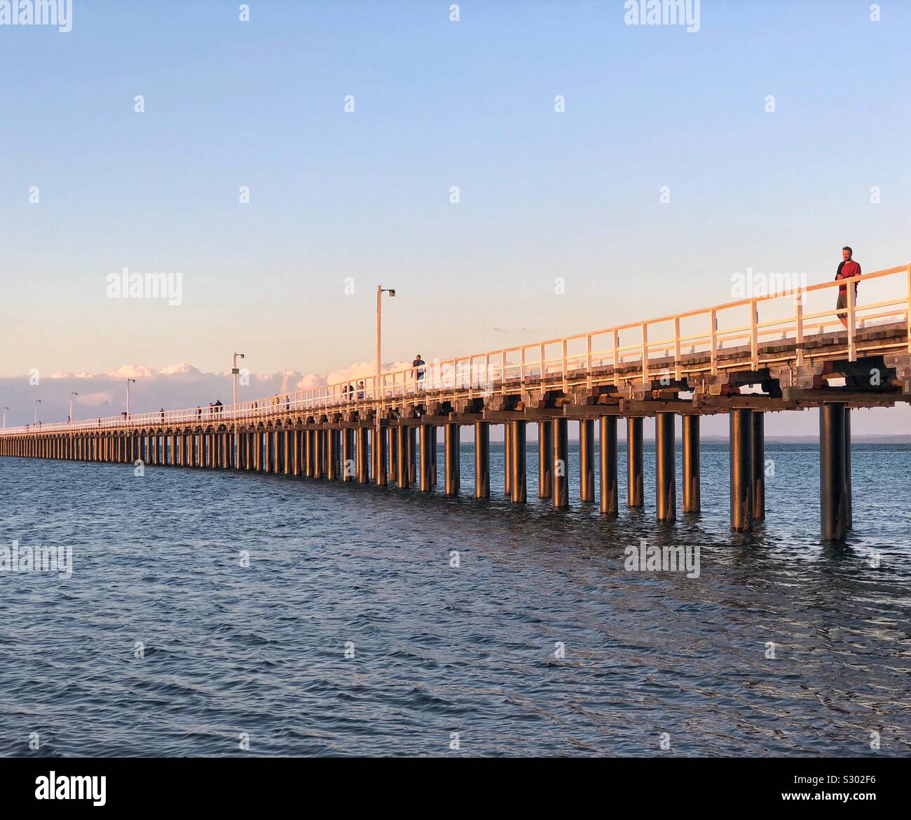 Urangan Pier Hervey Bay Fraser Coast Queensland Australia - Smartphone Captured Stock Image