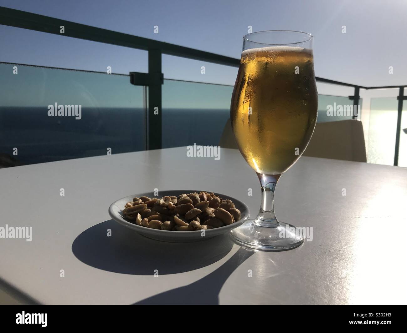 Beer and Nuts Stock Photo Alamy