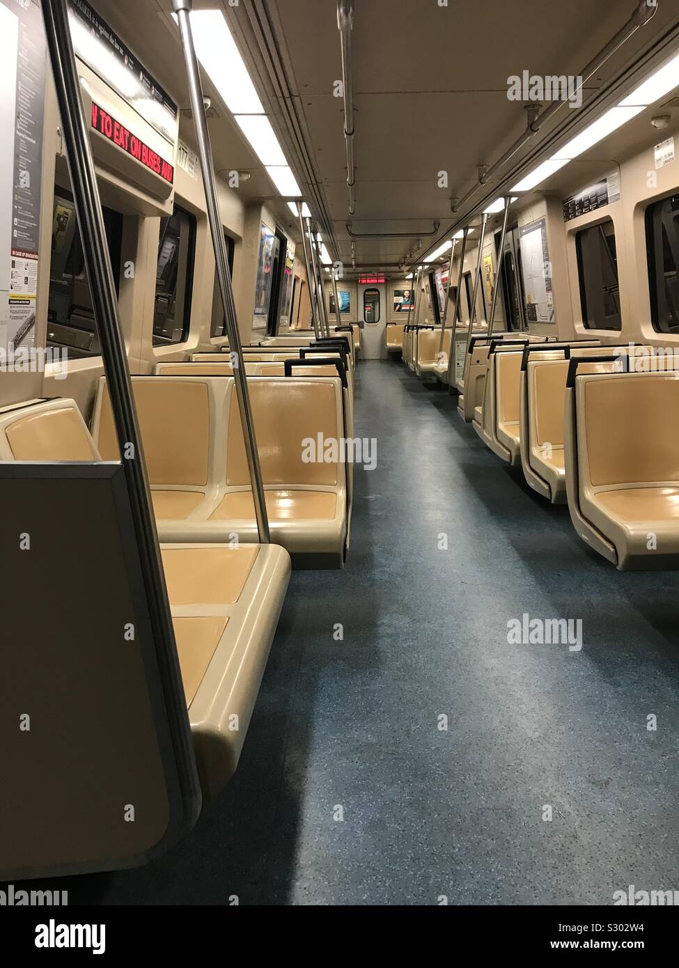 Empty train car Stock Photo Alamy