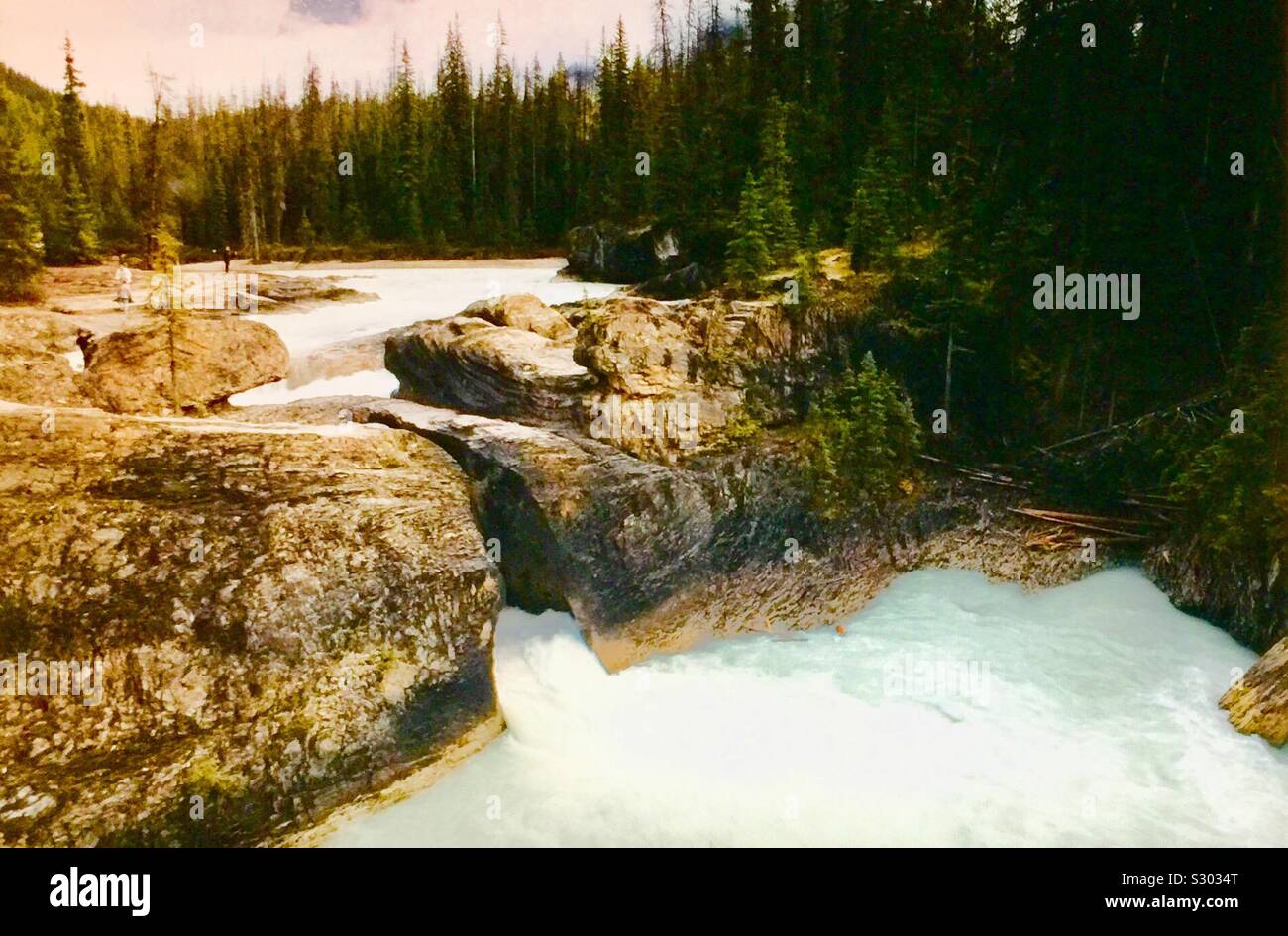 Natural Bridge Yoho National Park High Resolution Stock Photography and ...
