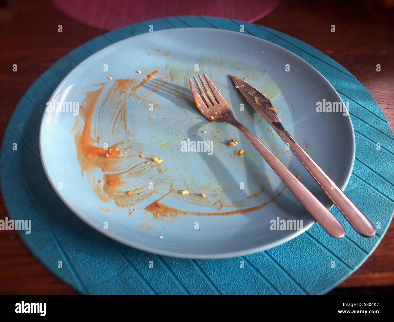 After the fry up - Smartphone Captured Stock Image