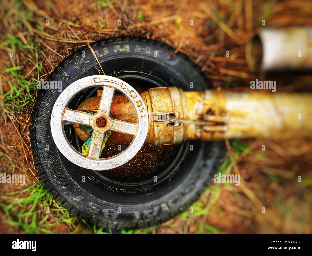 Agricultural irrigation pipes Stock Photo - Alamy