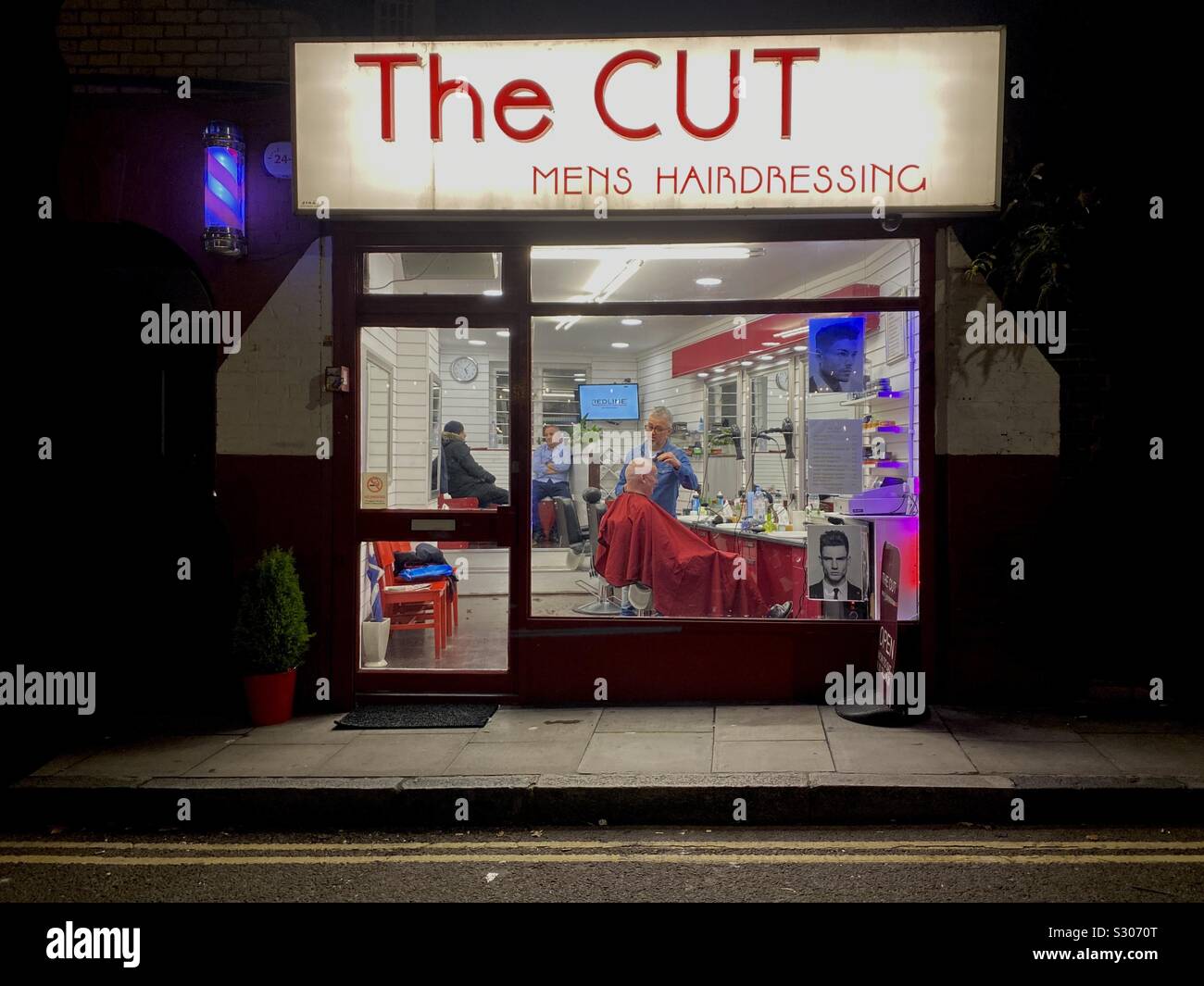 The barbers in London Stock Photo Alamy