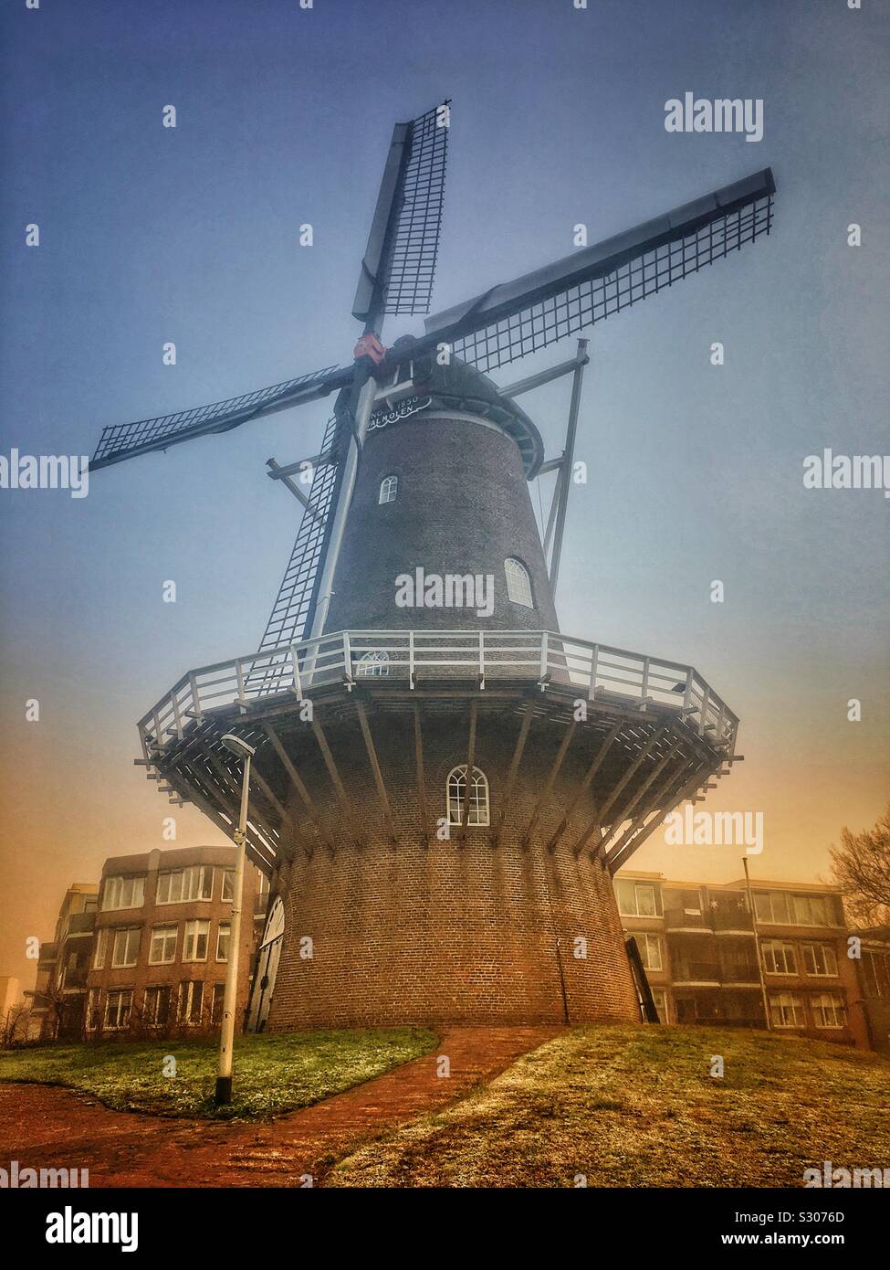 Windmill in Doetinchem, Netherlands Stock Photo