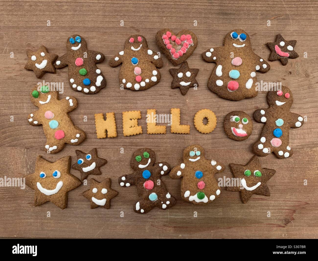 Hello Christmas - Smartphone Captured Stock Image