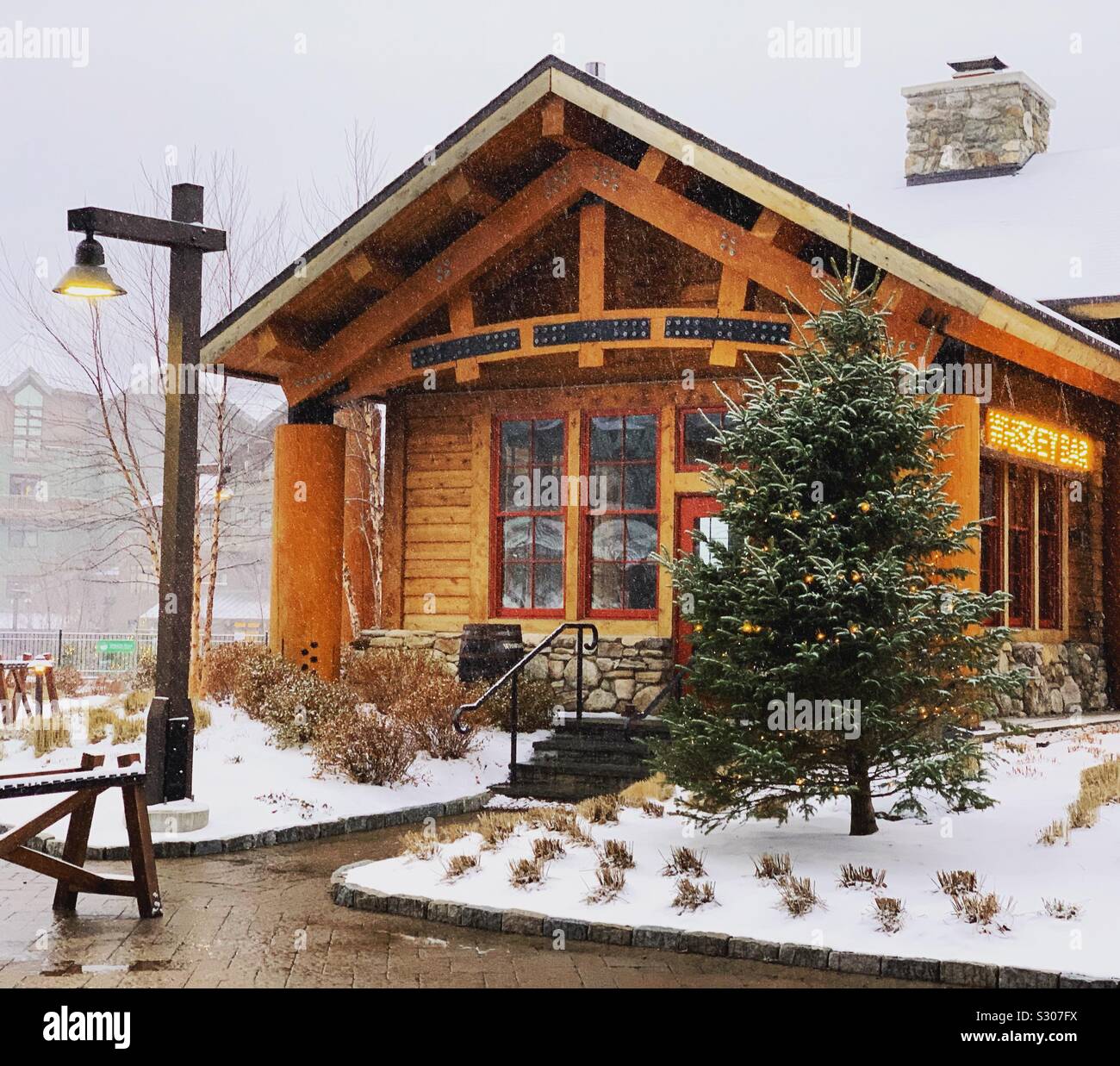 Whistlepig Pavilion Restaurant, Spruce Peak Village, Stowe, Vermont