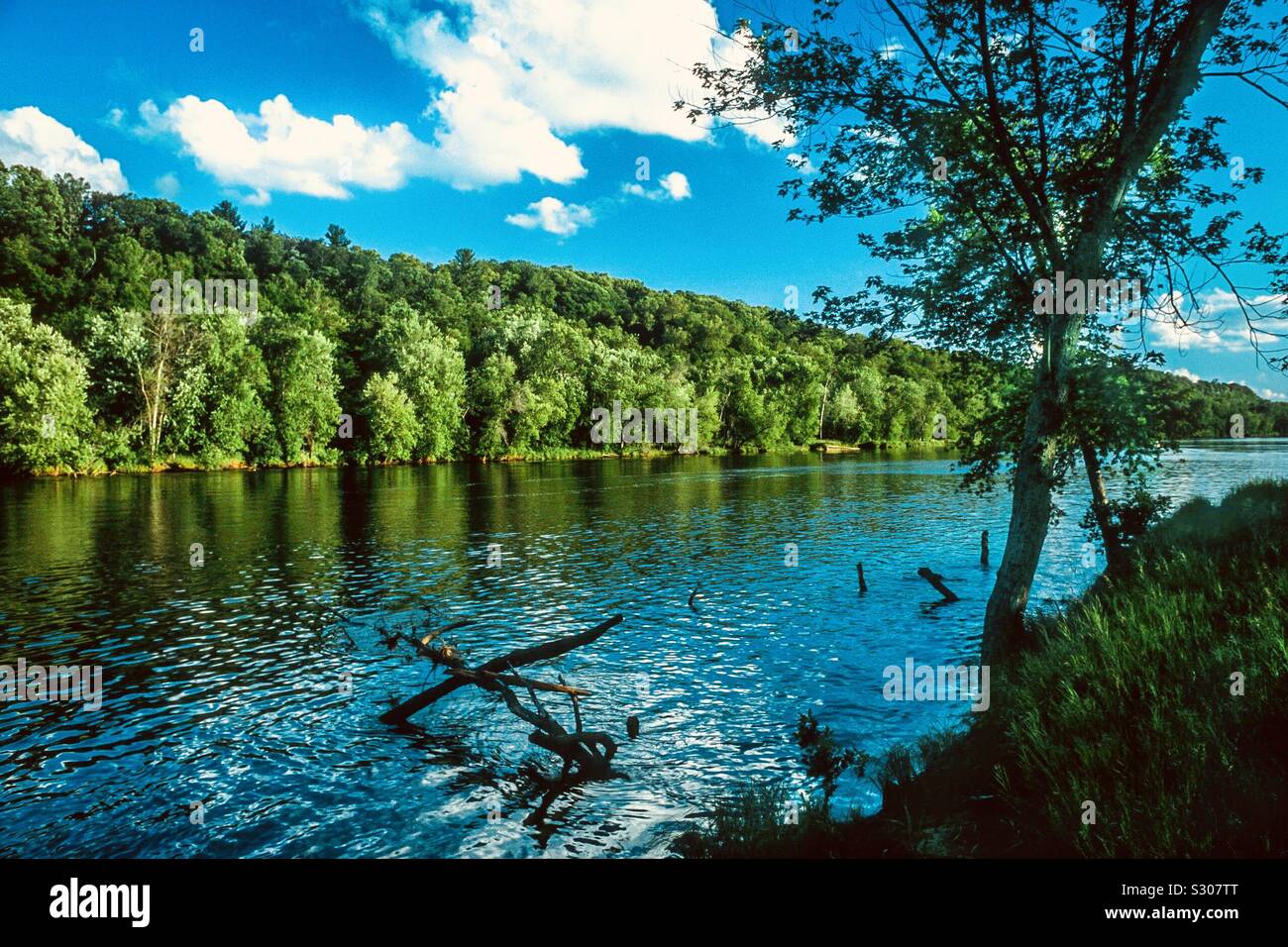 St. Croix River, Osceola, Wisconsin Stock Photo - Alamy