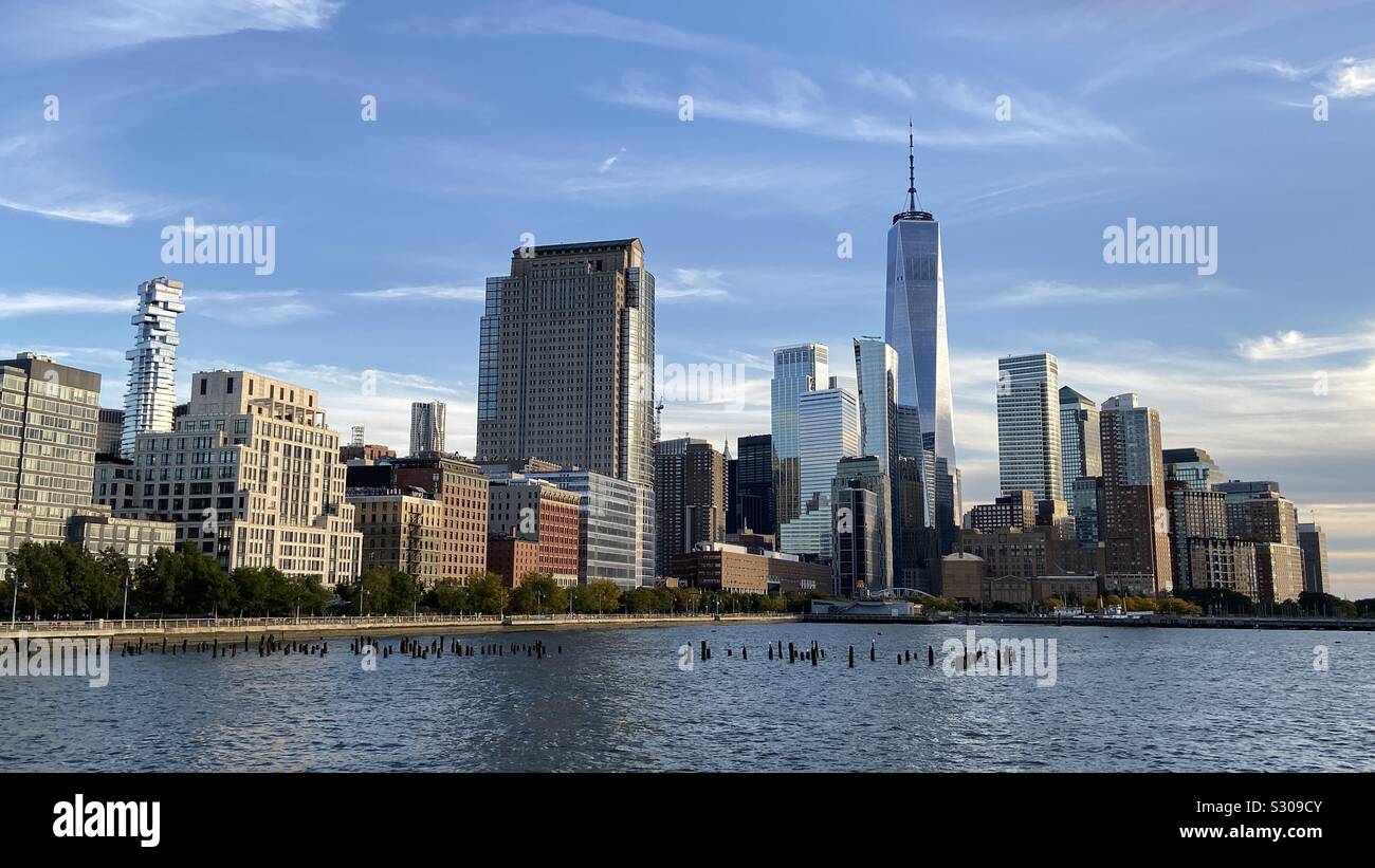 TriBeCa, Financial District, lower Manhattan, Hudson River, New York City, USA Stock Photo