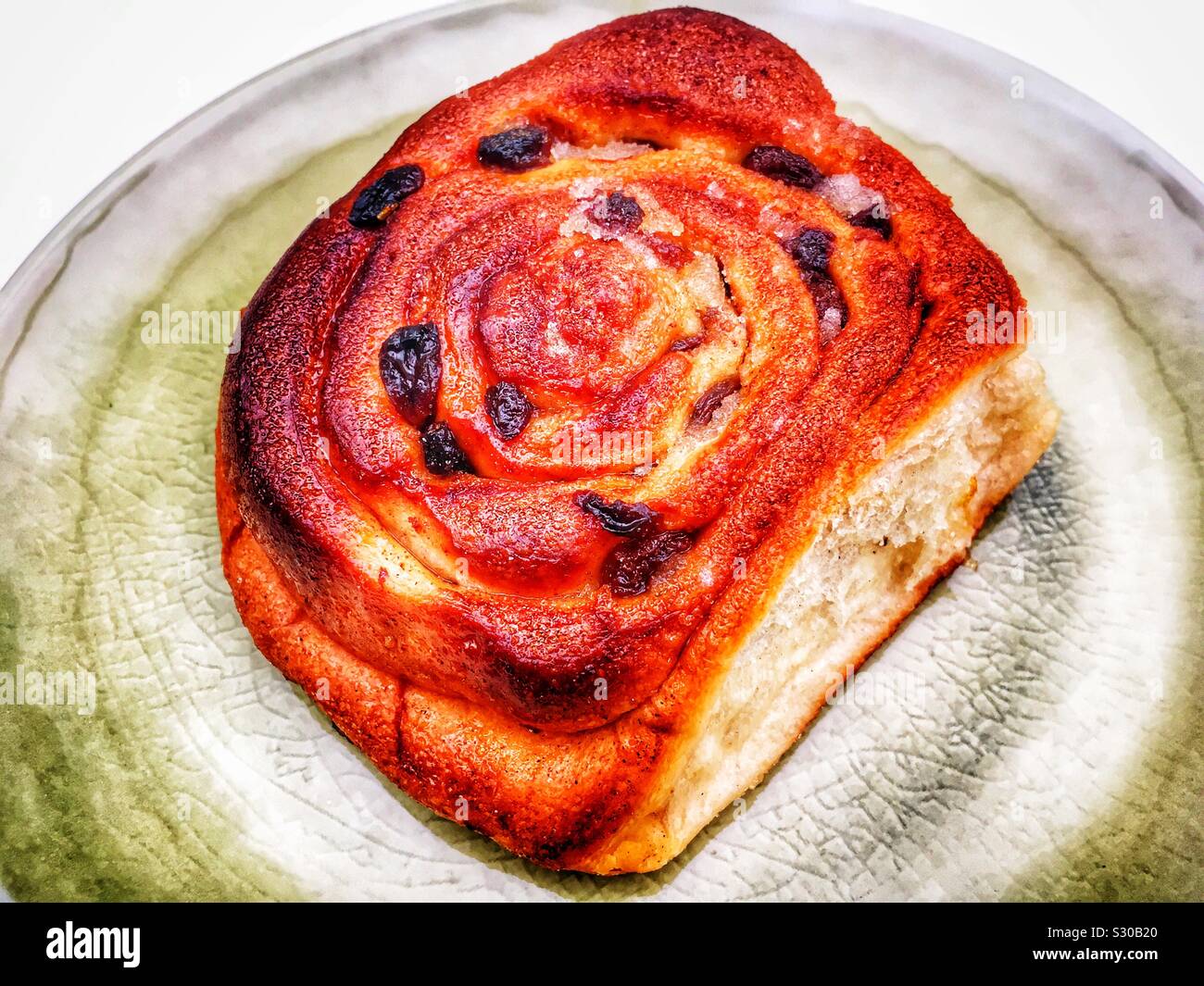 Chelsea bun - Smartphone Captured Stock Image