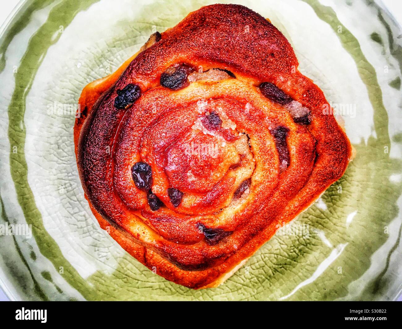 Chelsea bun - Smartphone Captured Stock Image