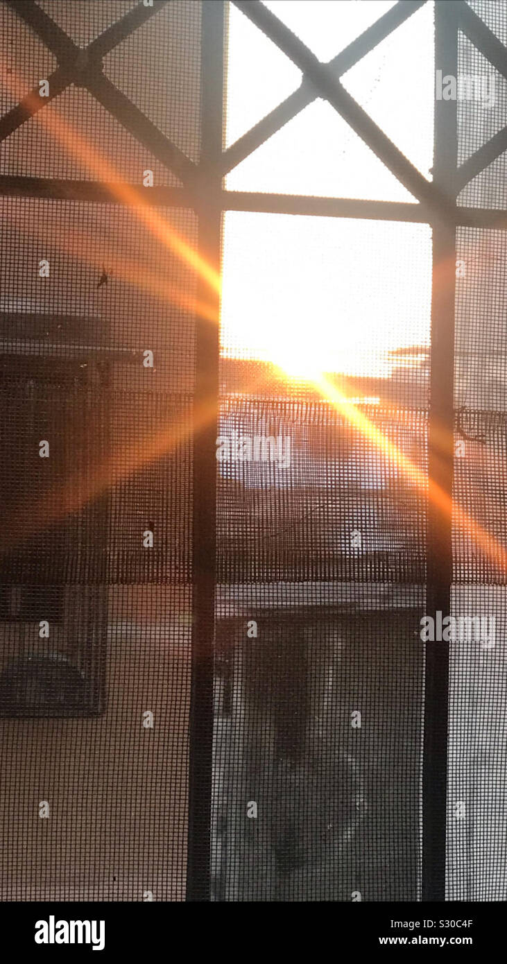 When sun goes down Stock Photo